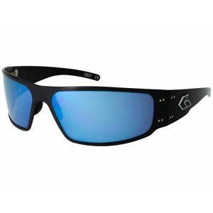 Gatorz® Eyewear Slnečné okuliare Magnum Polarized Gatorz® – Smoke Polarized w/ Blue Mirror, Čierna (Farba: Čierna, Šošovky: Smoke Polarized w/ Blue Mirror)