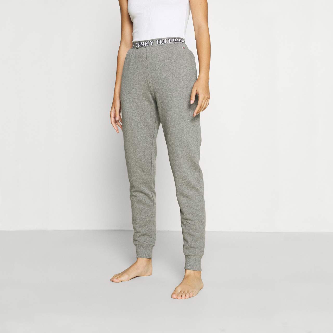 TOMMY HILFIGER Šedé tepláky Tommy League Track Pant – XS