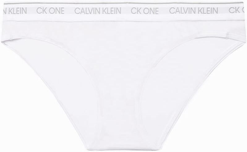 CALVIN KLEIN Biele nohavičky CK One Cotton Launch Bikini – S