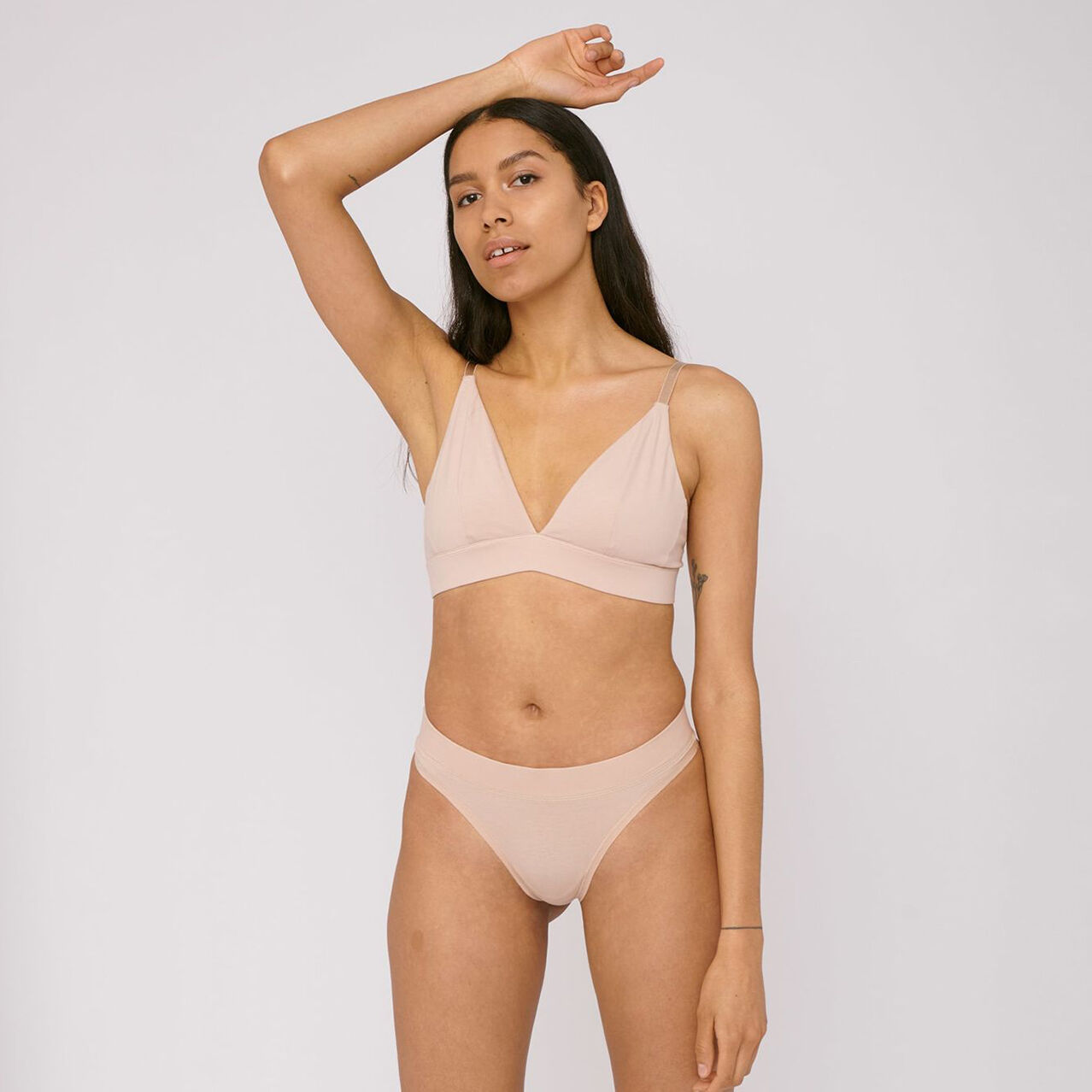 ORGANIC BASICS Sada 2 ks – Tangá Organic Cotton Thong – S