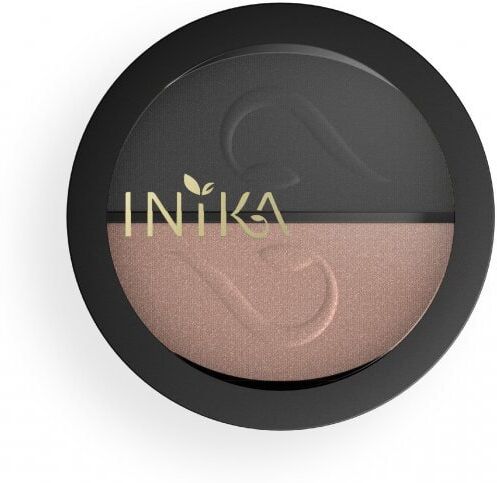 INIKA ORGANIC Lisované očné tiene Pressed Mineral Eye Shadow Duo Black Sand