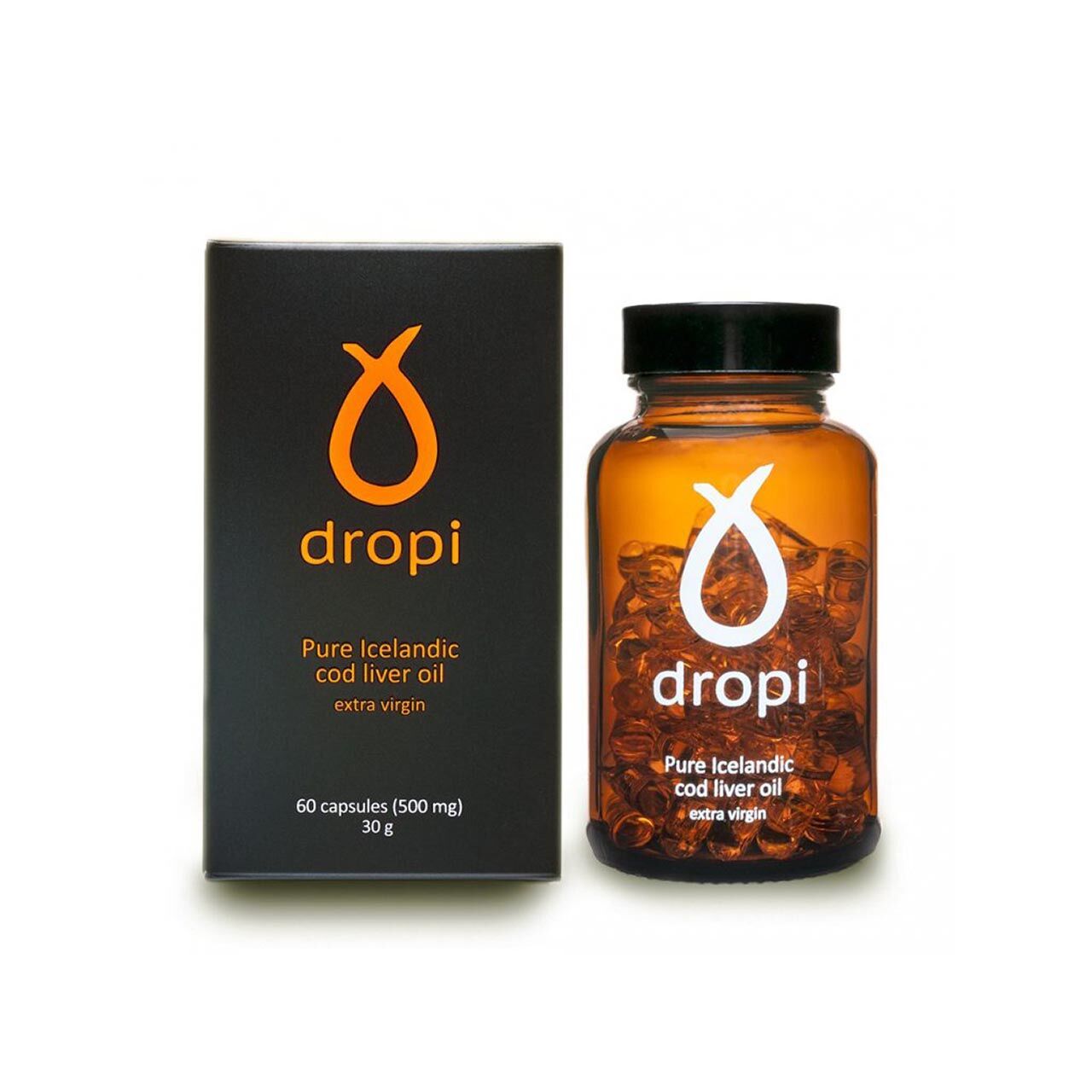 DROPI Extra panenský olej z treščej pečene – 60 kapslí