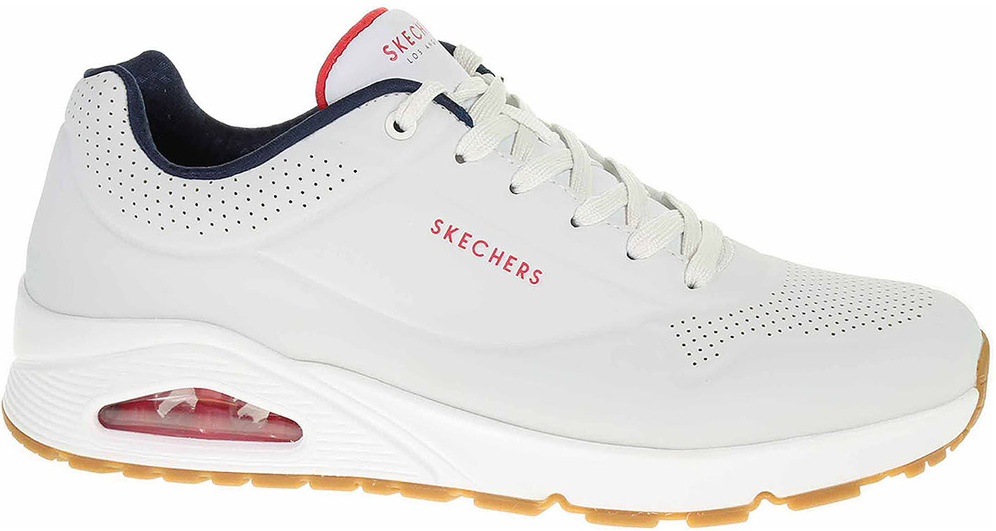 Skechers Uno - Stand On Air white-navy-red 48,5