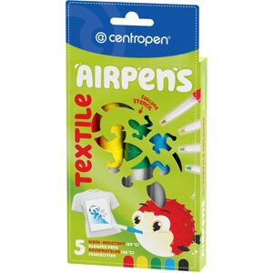 CENTROPEN Air Pens 1539, fúkacie, na textil, balenie 5 ks CENTROPEN Air Pens 1539, fúkacie, na textil, balenie 5 ks