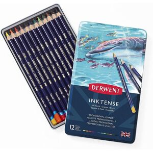 DERWENT Proffesional Inktense v plechovej krabičee, 12 farieb DERWENT Proffesional Inktense v plechovej krabičee, 12 farieb
