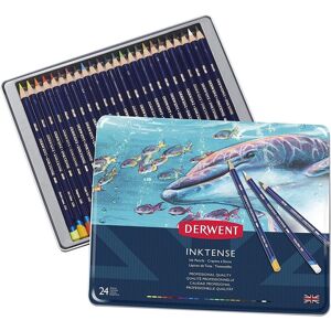 DERWENT Proffesional Inktense v plechovej krabičke, 24 farieb DERWENT Proffesional Inktense v plechovej krabičke, 24 farieb