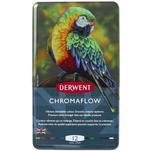DERWENT Proffesional Chromaflow v plechovej krabičke, 12 farieb DERWENT Proffesional Chromaflow v plechovej krabičke, 12 farieb