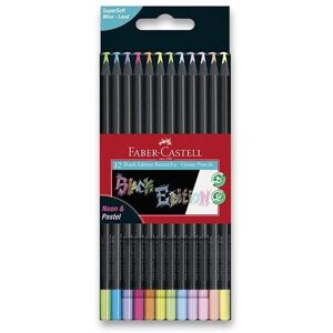 FABER-CASTELL Black Edition Neon/Pastel, 12 farieb FABER-CASTELL Black Edition Neon/Pastel, 12 farieb