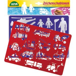 Lena Šablóny na kreslenie (dopravné prostriedky, ľudia) Lena Šablóny na kreslenie (dopravné prostriedky, ľudia)