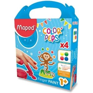 Maped Color Peps Prstové farby, 4× 80 ml Maped Color Peps Prstové farby, 4× 80 ml