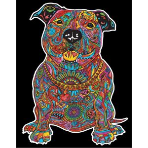 Colorvelvet Zamatový obrázok Pitbul Colorvelvet Zamatový obrázok Pitbul