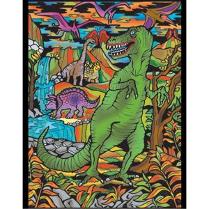Colorvelvet Zamatový obrázok T-Rex Colorvelvet Zamatový obrázok T-Rex