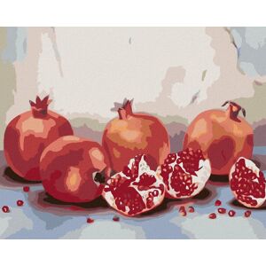 Zuty – Maľovanie podľa čísel – Granátové Jablko (Myroslava Voloschuk), 80 × 100 cm, plátno + rám Zuty – Maľovanie podľa čísel – Granátové Jablko (Myroslava Voloschuk), 80 × 100 cm, plátno + rám