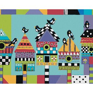 Zuty – Maľovanie Podľa Čísel – Vtáčia Búdka (Jonna James), 80 × 100 cm, Plátno + Rám Zuty – Maľovanie Podľa Čísel – Vtáčia Búdka (Jonna James), 80 × 100 cm, Plátno + Rám