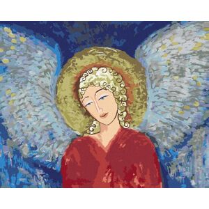 Zuty – Maľovanie Podľa Čísel – Vianočný Anjel III, 80 × 100 cm, Plátno + Rám Zuty – Maľovanie Podľa Čísel – Vianočný Anjel III, 80 × 100 cm, Plátno + Rám