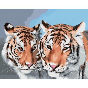 Zuty – Maľovanie Podľa Čísel – Tiger Portrét (D. Rusty Rust), 80 × 100 cm, Plátno + Rám Zuty – Maľovanie Podľa Čísel – Tiger Portrét (D. Rusty Rust), 80 × 100 cm, Plátno + Rám