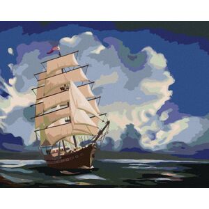 Zuty – Maľovanie Podľa Čísel – Plávajúca Loď Na Mori (D. Rusty Rust), 80 × 100 cm, Plátno + Rám Zuty – Maľovanie Podľa Čísel – Plávajúca Loď Na Mori (D. Rusty Rust), 80 × 100 cm, Plátno + Rám