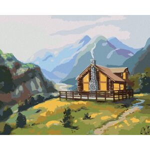 Zuty – Maľovanie Podľa Čísel – Zrub Na Jar (D. Rusty Rust), 80 × 100 cm, Plátno + Rám Zuty – Maľovanie Podľa Čísel – Zrub Na Jar (D. Rusty Rust), 80 × 100 cm, Plátno + Rám