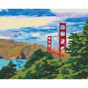 Zuty – Maľovanie Podľa Čísel – San Francisco, 80 × 100 cm, Plátno + Rám Zuty – Maľovanie Podľa Čísel – San Francisco, 80 × 100 cm, Plátno + Rám