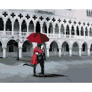 Zuty – Maľovanie Podľa Čísel – Milenci V San Marco, 80 × 100 cm, Plátno + Rám Zuty – Maľovanie Podľa Čísel – Milenci V San Marco, 80 × 100 cm, Plátno + Rám