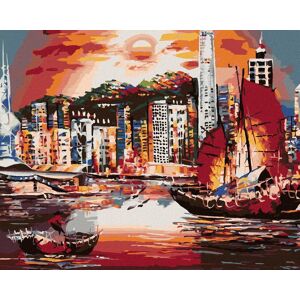 Zuty – Maľovanie Podľa Čísel – Hong Kong, 80 × 100 cm, Plátno + Rám Zuty – Maľovanie Podľa Čísel – Hong Kong, 80 × 100 cm, Plátno + Rám