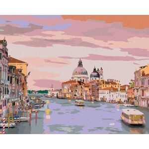 Zuty – Maľovanie Podľa Čísel – Canal Grande Benátky Taliansko, 80 × 100 cm, Plátno + Rám Zuty – Maľovanie Podľa Čísel – Canal Grande Benátky Taliansko, 80 × 100 cm, Plátno + Rám