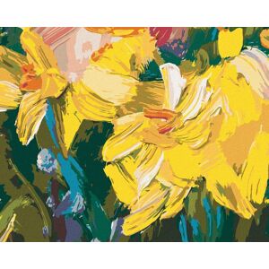 Zuty – Maľovanie Podľa Čísel – Žlté Narcisy, 80 × 100 cm, Plátno + Rám Zuty – Maľovanie Podľa Čísel – Žlté Narcisy, 80 × 100 cm, Plátno + Rám