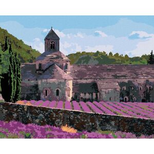 Zuty – Maľovanie Podľa Čísel – Levanduľové Pole Pri Kláštore Senanque V Provensálsku, 80 × 100 cm, Plátno + Rám Zuty – Maľovanie Podľa Čísel – Levanduľové Pole Pri Kláštore Senanque V Provensálsku, 80 × 100 cm, Plátno + Rám