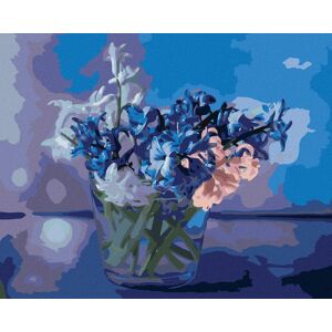Zuty – Maľovanie Podľa Čísel – Zmes Jarných Hyacintov Vo Váze, 80 × 100 cm, Plátno + Rám Zuty – Maľovanie Podľa Čísel – Zmes Jarných Hyacintov Vo Váze, 80 × 100 cm, Plátno + Rám