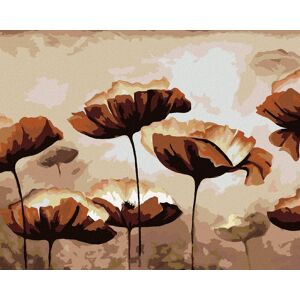 Zuty – Maľovanie Podľa Čísel – Kvety Vlčieho Maku, 80 × 100 cm, Plátno + Rám Zuty – Maľovanie Podľa Čísel – Kvety Vlčieho Maku, 80 × 100 cm, Plátno + Rám
