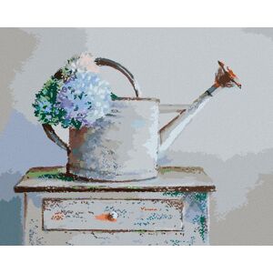 Zuty – Maľovanie Podľa Čísel – Kvety V Kanvici, 80 × 100 cm, Plátno + Rám Zuty – Maľovanie Podľa Čísel – Kvety V Kanvici, 80 × 100 cm, Plátno + Rám