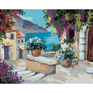 Zuty – Maľovanie Podľa Čísel – Po Schodoch K Moru, 80 × 100 cm, Plátno + Rám Zuty – Maľovanie Podľa Čísel – Po Schodoch K Moru, 80 × 100 cm, Plátno + Rám