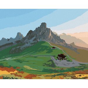 Zuty – Maľovanie Podľa Čísel – Dolomity, 80 × 100 cm, Plátno + Rám Zuty – Maľovanie Podľa Čísel – Dolomity, 80 × 100 cm, Plátno + Rám