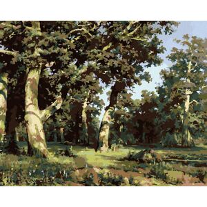 Zuty – Maľovanie Podľa Čísel – Dubový Háj (Ivan Shishkin), 80 × 100 cm, Plátno + Rám Zuty – Maľovanie Podľa Čísel – Dubový Háj (Ivan Shishkin), 80 × 100 cm, Plátno + Rám