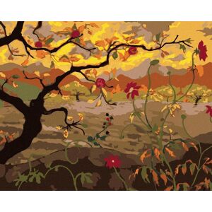 Zuty – Maľovanie Podľa Čísel – Jabloň S Červenými Plodmi (Paul Ranson), 80 × 100 cm, Plátno + Rám Zuty – Maľovanie Podľa Čísel – Jabloň S Červenými Plodmi (Paul Ranson), 80 × 100 cm, Plátno + Rám