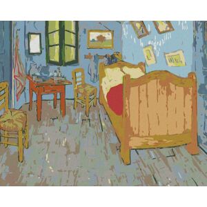 Zuty – Maľovanie Podľa Čísel – Spálňa V Arles (Vincent Van Gogh), 80 × 100 cm, Plátno + Rám Zuty – Maľovanie Podľa Čísel – Spálňa V Arles (Vincent Van Gogh), 80 × 100 cm, Plátno + Rám