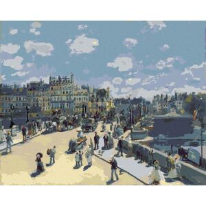 Zuty – Maľovanie Podľa Čísel – Pont-Neuf (Pierre-Auguste Renoir), 80 × 100 cm, Plátno + Rám Zuty – Maľovanie Podľa Čísel – Pont-Neuf (Pierre-Auguste Renoir), 80 × 100 cm, Plátno + Rám