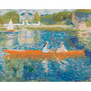 Zuty – Maľovanie Podľa Čísel – Výlet Po Seine (Pierre-Auguste Renoir), 80 × 100 cm, Plátno + Rám Zuty – Maľovanie Podľa Čísel – Výlet Po Seine (Pierre-Auguste Renoir), 80 × 100 cm, Plátno + Rám