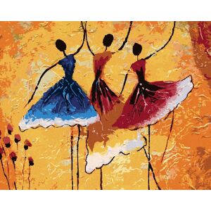 Zuty – Maľovanie Podľa Čísel – Kvetinové Tanečnice, 40 × 50 cm, Plátno + Rám Zuty – Maľovanie Podľa Čísel – Kvetinové Tanečnice, 40 × 50 cm, Plátno + Rám