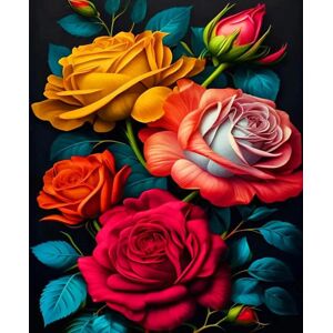 Gaira® Gaira Maľovanie podľa čísel Ruža M41389 Gaira® Gaira Maľovanie podľa čísel Ruža M41389