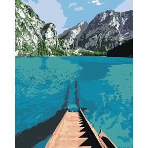 Diamondi – Diamantové maľovanie – SCHODY DO JAZERA, 40 × 50 cm, bez rámu a bez vypnutia plátna Diamondi – Diamantové maľovanie – SCHODY DO JAZERA, 40 × 50 cm, bez rámu a bez vypnutia plátna