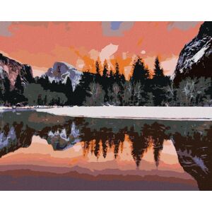 Diamondi – Diamantové maľovanie – KRAJINA YOSEMITSKÉHO NÁRODNÉHO PARKU V KALIFORNII, 40 × 50 cm, vypnuté plátno na rám Diamondi – Diamantové maľovanie – KRAJINA YOSEMITSKÉHO NÁRODNÉHO PARKU V KALIFORNII, 40 × 50 cm, vypnuté plátno na rám