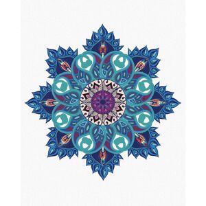 Diamondi – Diamantové maľovanie – MODRÁ MANDALA, 40 × 50 cm, bez rámu a bez vypnutia plátna Diamondi – Diamantové maľovanie – MODRÁ MANDALA, 40 × 50 cm, bez rámu a bez vypnutia plátna