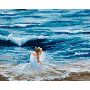 Diamondi – Diamantové maľovanie – TANEČNICA NA PLÁŽI, 40 × 50 cm, bez rámu a bez vypnutia plátna Diamondi – Diamantové maľovanie – TANEČNICA NA PLÁŽI, 40 × 50 cm, bez rámu a bez vypnutia plátna
