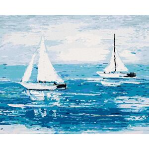 Diamondi – Diamantové maľovanie – LOĎKY NA MORI, 40 × 50 cm, bez rámu a bez vypnutia plátna Diamondi – Diamantové maľovanie – LOĎKY NA MORI, 40 × 50 cm, bez rámu a bez vypnutia plátna
