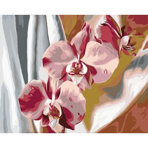 Diamondi – Diamantové maľovanie – RUŽOVÁ ORCHIDEA, 40 × 50 cm, bez rámu a bez vypnutia plátna Diamondi – Diamantové maľovanie – RUŽOVÁ ORCHIDEA, 40 × 50 cm, bez rámu a bez vypnutia plátna