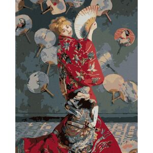 Diamondi – Diamantové maľovanie – PANI MONETOVÁ V JAPONSKOM KIMONE (CLAUDE MONET), 40 × 50 cm, bez rámu a bez vypnutia plátna Diamondi – Diamantové maľovanie – PANI MONETOVÁ V JAPONSKOM KIMONE (CLAUDE MONET), 40 × 50 cm, bez rámu a bez vypnutia plátna