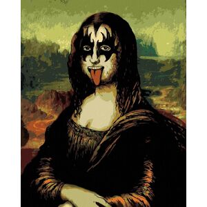 Diamondi – MONA LÍZA AKO ROCKOVÁ HVIEZDA, 40 × 50 cm, bez rámu a bez napnutého plátna Diamondi – MONA LÍZA AKO ROCKOVÁ HVIEZDA, 40 × 50 cm, bez rámu a bez napnutého plátna