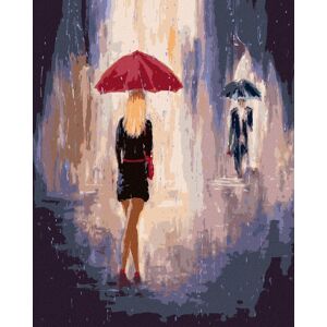 Diamondi – Diamantové maľovanie – ŽENA S MUŽOM S DÁŽDNIKMI, 40 × 50 cm, bez rámu a bez vypnutia plátna Diamondi – Diamantové maľovanie – ŽENA S MUŽOM S DÁŽDNIKMI, 40 × 50 cm, bez rámu a bez vypnutia plátna