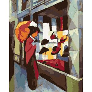 Diamondi – Diamantové maľovanie – OBCHOD S KLOBÚKMI (AUGUST MACKE), 40 × 50 cm, bez rámu a bez vypnutia plátna Diamondi – Diamantové maľovanie – OBCHOD S KLOBÚKMI (AUGUST MACKE), 40 × 50 cm, bez rámu a bez vypnutia plátna